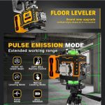 Infrared Laser Level with 12/16 Lines, Automatic Leveling, Digital Display - Image 2